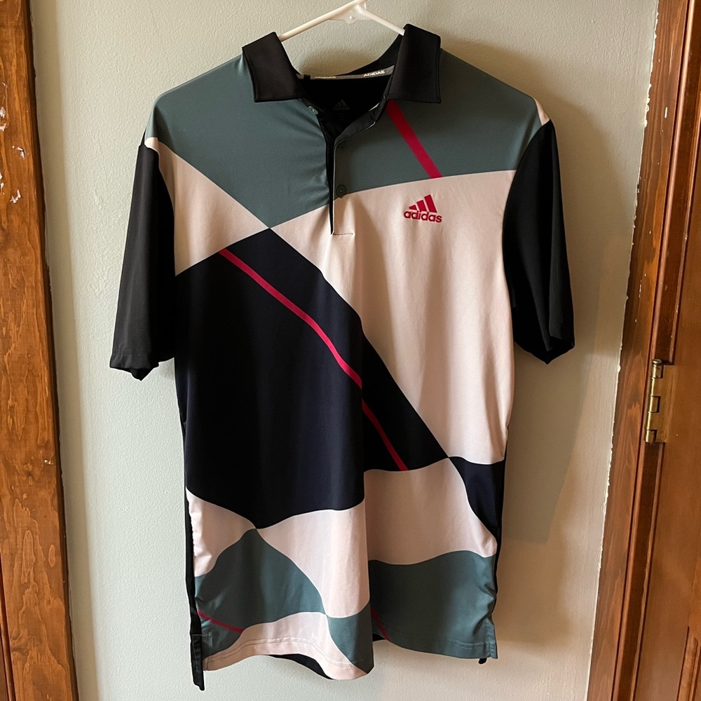 Argyle Plaid Adidas Golf Shirt